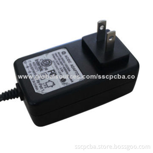 AC/DC Power Adapter for CCTV Cameras, Passed UL, CUL, FCC, GS, CE, CCC, PSE, SAA Certificates